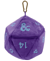 Ultra Pro Dice: D20 Plush Dice Bag Dungeons & Dragons Purple Blue 19862